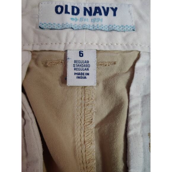Womens Old Navy Every Day 5" Short Summer 2013 Rolled Oats size 6 - Picture 3 of 4